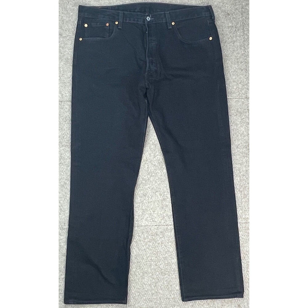 Levi Strauss & Co. 501xx Men's Button Fly Black Jeans Size 38x32